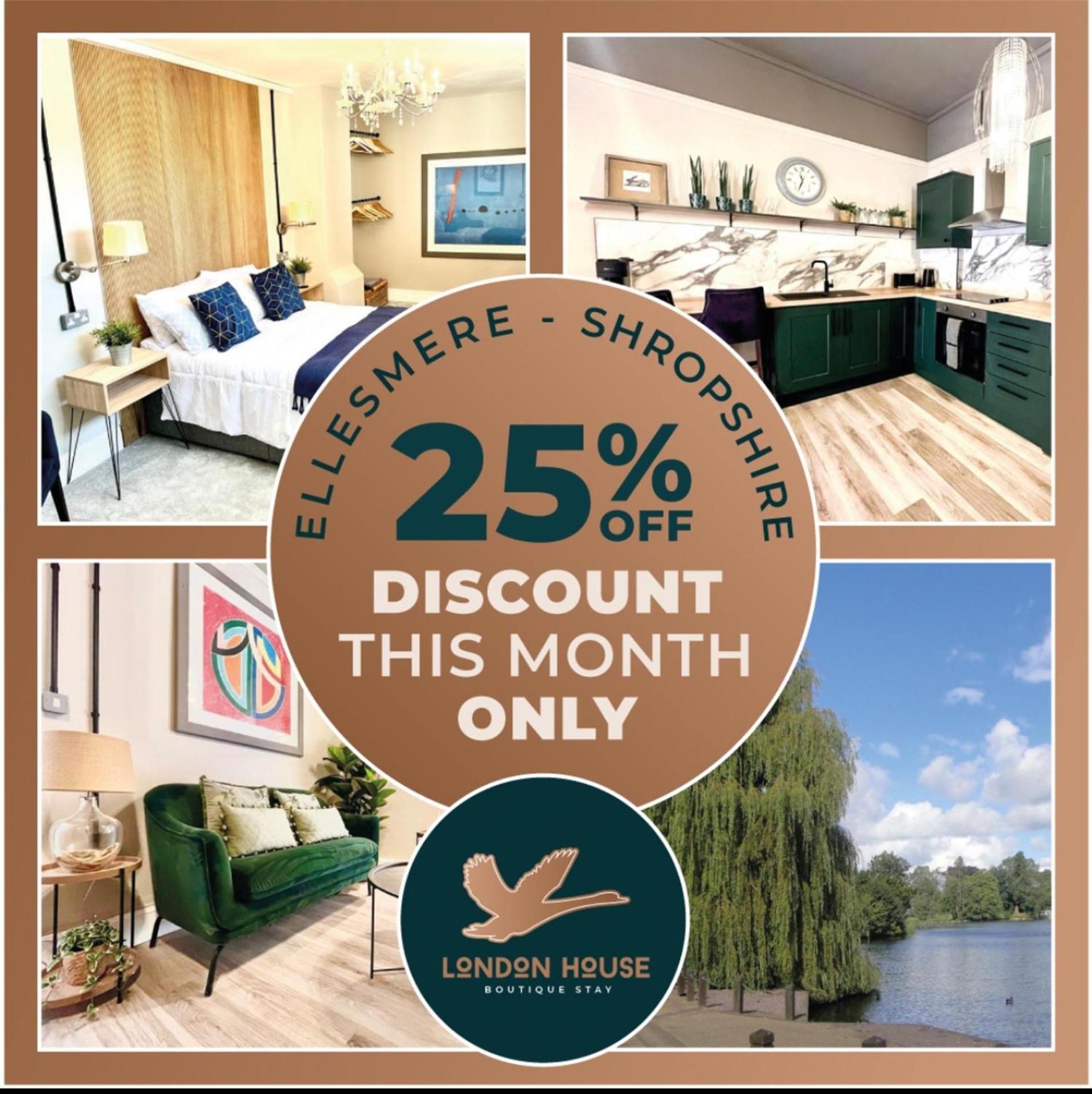 Centralellesmere - Sleeps4 - Parking - Petfriendly Apartment Ellesmere